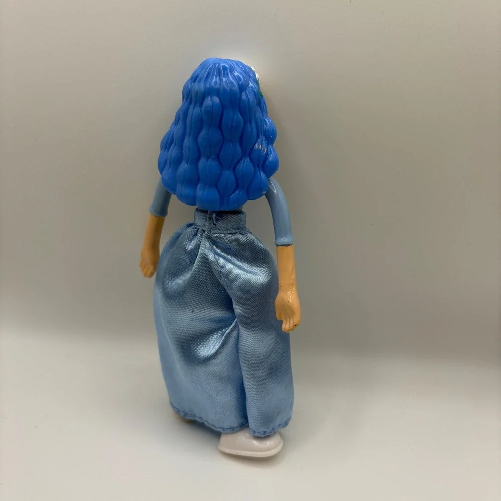 McDonalds 2002 Miramax Serendipity Movie Toy Blue Hair Doll Figure 6 inch